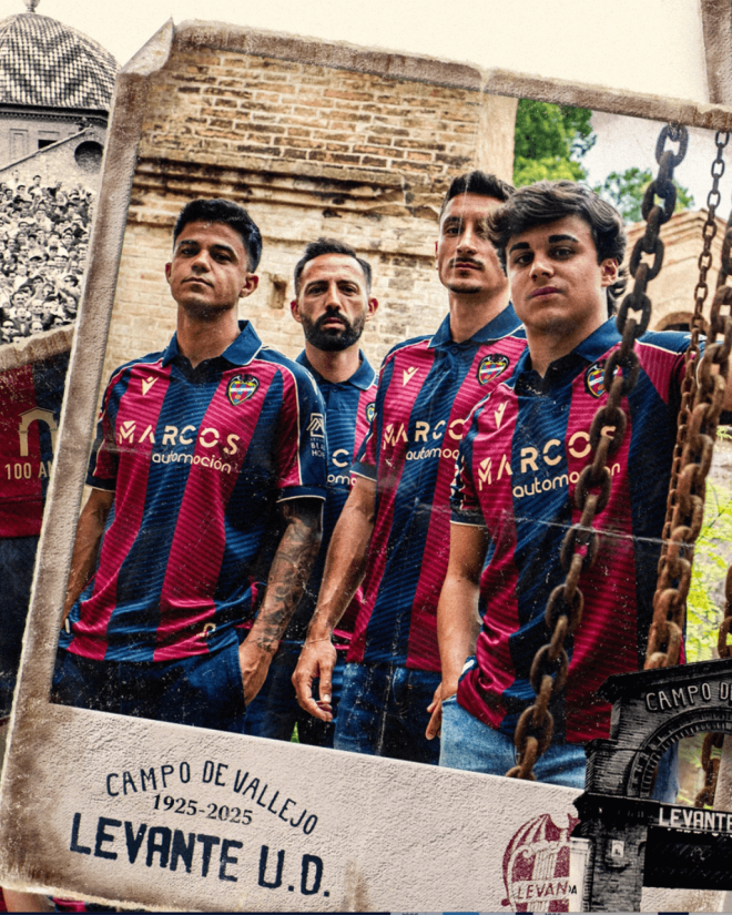 Camiseta del Levante homenaje a Vallejo