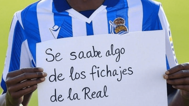 El mensaje más repetido en las redes de la Real Sociedad.