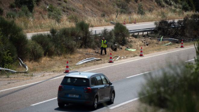 Lugar de accidente de Diogo Jota y André Silva (Cordon Press)