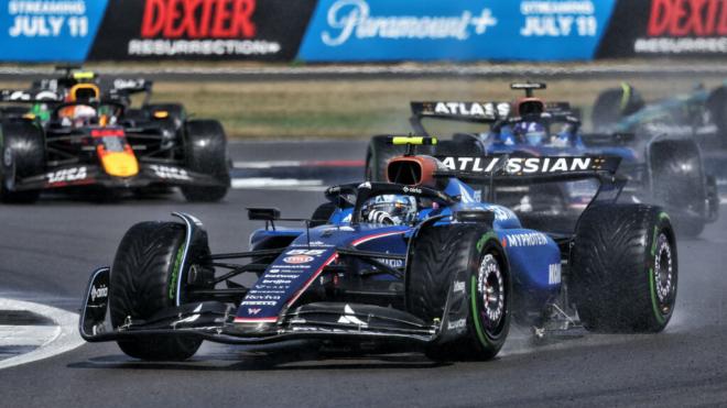 Carlos Sainz, durante el Gran Premio de Silverstone (Foto: Williams Racing).