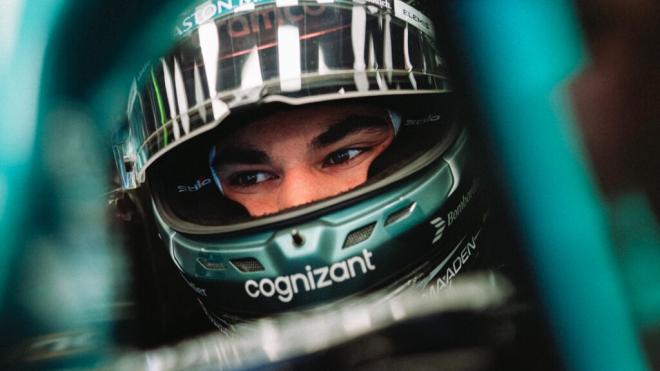 Lance Stroll, en el Gran Premio de Silverstone (Foto: Aston Martin).
