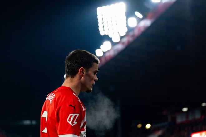 Miguel Gutiérrez, en un partido del Girona (Foto: Cordon Press).