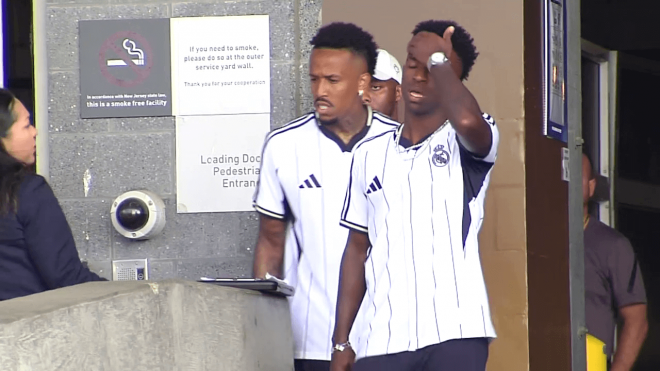 Vinicius saliendo del MetLife Stadium (Fuente: ElDesmarque)
