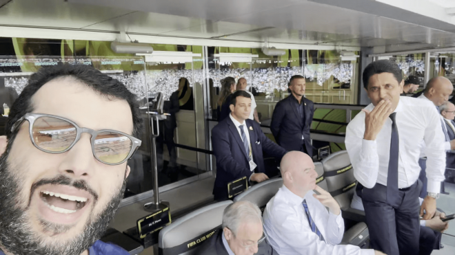 Turki Al-Sheikh apoyando al PSG en el Mundial de Clubes (TikTok)
