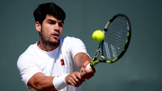 Carlos Alcaraz en Wimbledon (Fuente: Cordon Press)