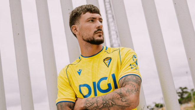 Bojan Kovacevic, en su presentación con el Cádiz (Foto: CCF).