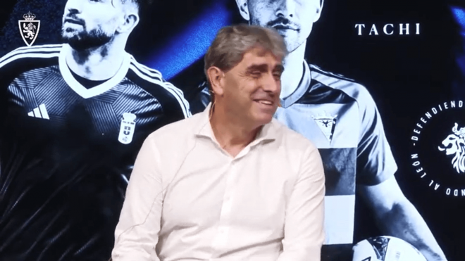 La broma de Txema Indias con Tachi y el ascenso del Real Oviedo.