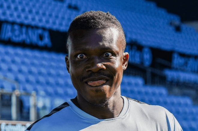 Joseph Aidoo en Balaídos (Foto: Celta).