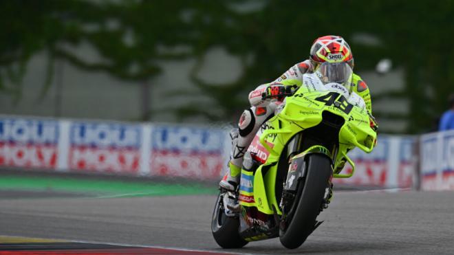 Fabio Di Giannantonio, en el Gran Premio de Alemania (Foto: Michelin).