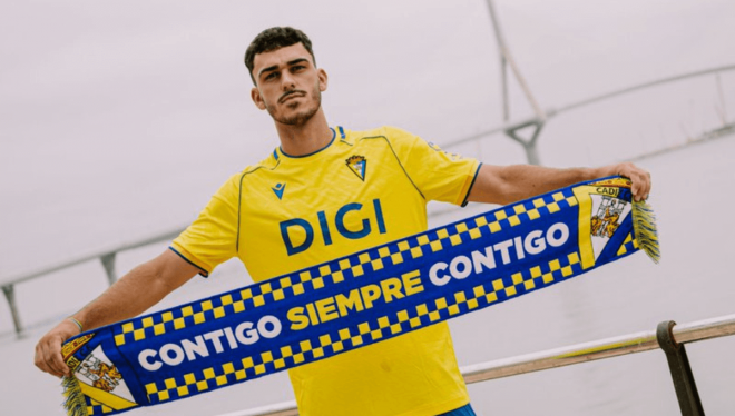 Joaquín González, nuevo jugador del Cádiz (Foto: Cádiz CF).