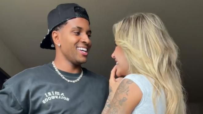 Rodyrgo y Bruna Rotta en sus vacaciones (TikTok: @brunarotta_)