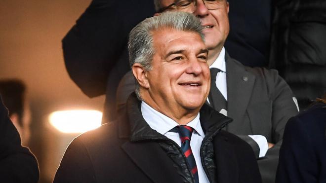 Joan Laporta durante un partido del Barcelona (Fuente: Cordon Press)