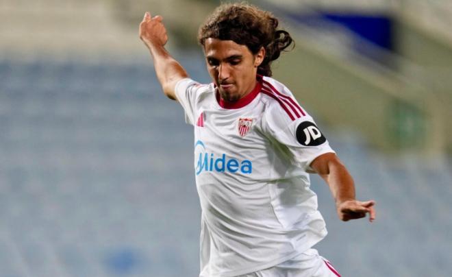 Nico Guillén, goleador del Sevilla en Faro.