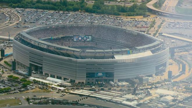 Imagen del Metflife Stadium (Foto: dazn)
