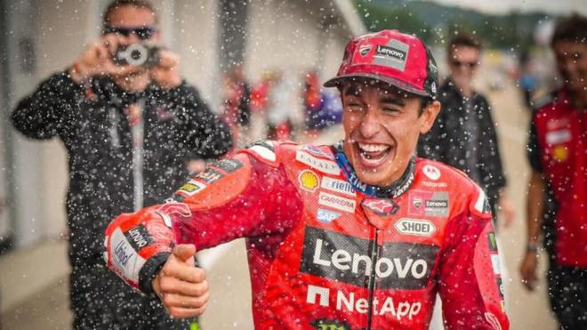 Marc Márquez, en el Gran Premio de Alemania (Foto: MotoGP).