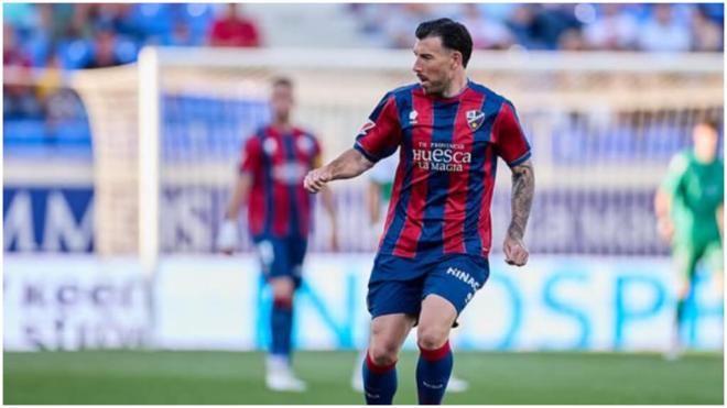 Sergi Enrich, jugador del SD Huesca. (@enrichsergi)