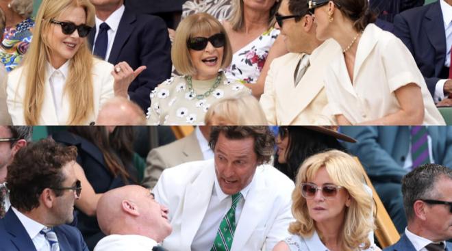 Agassi, Nicole Kidman o Keira Knighltey, en la final de Wimbledon (Montaje: Cordon Press)