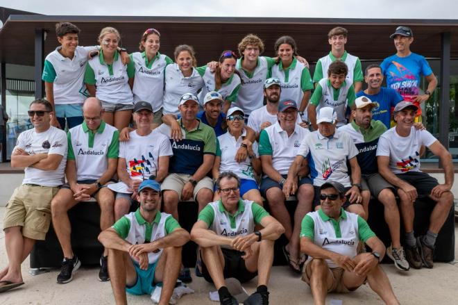 Los deportistas andaluces, protagonistas en Jávea.