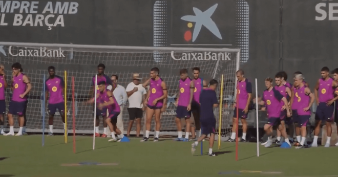 Primer entrenamiento del FC Barcelona (Foto: Barça One)