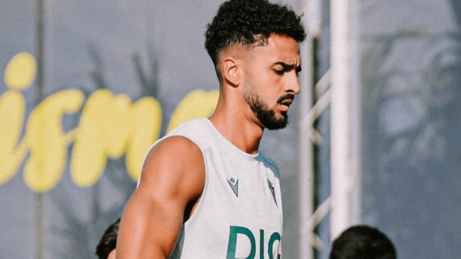 Chris Ramos, en una sesión del Cádiz (Foto: CCF).