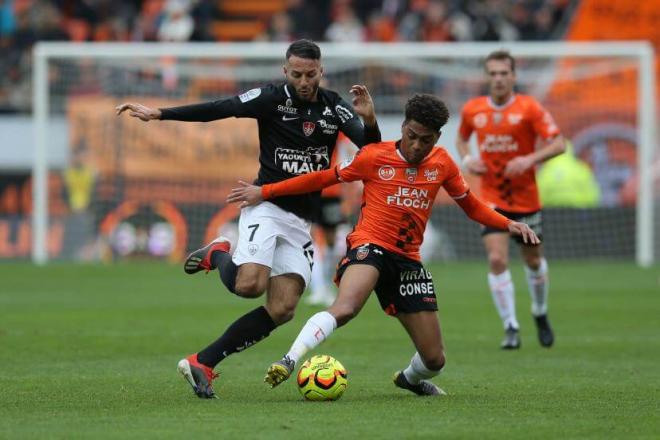 Ponceau, en un partido.