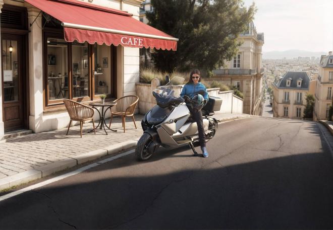 Nuevo BMW CE 04, el scooter eléctrico urbano se renueva para 2026.