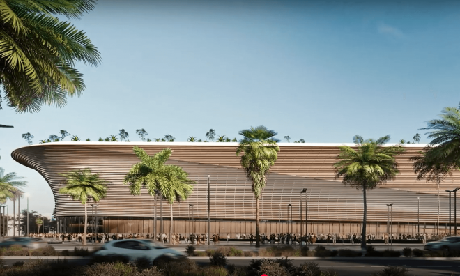 Proyecto de remodelación de La Rosaleda, ya descartado.
