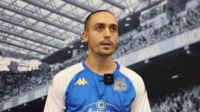 Luismi Cruz, nuevo jugador del Dépor (Foto: Deportivo de La Coruña).