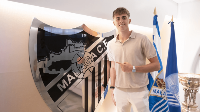 Adrián Niño, nuevo jugador del Málaga (Foto: MCF).