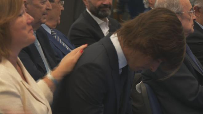 La emoción de Álvaro Carreras en su presentación con el Real Madrid (Redes Sociales)