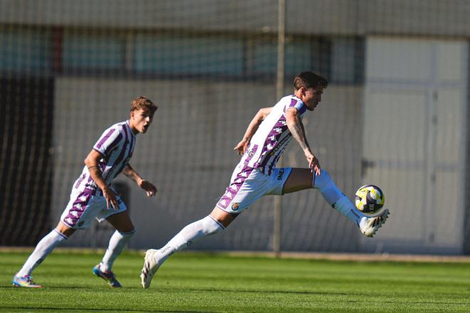 Nikitscher en el amistoso ante el Pafos (Foto: Real Valladolid).