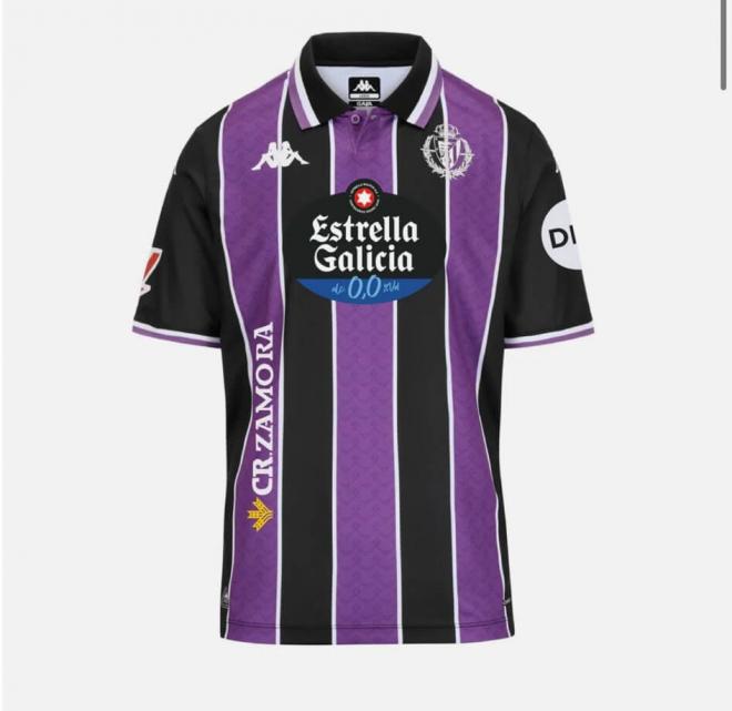 Segunda camiseta del Real Valladolid.