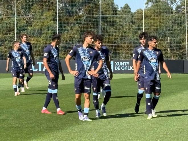 Jugadores del Celta en Afouteza (Foto: ElDesmarque).