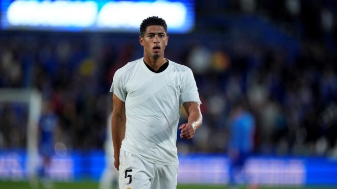 Jude Bellinghma en un partido con el Madrid (Europa Press)
