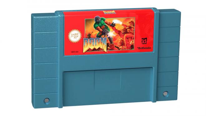 El cartucho de DOOM para SNES