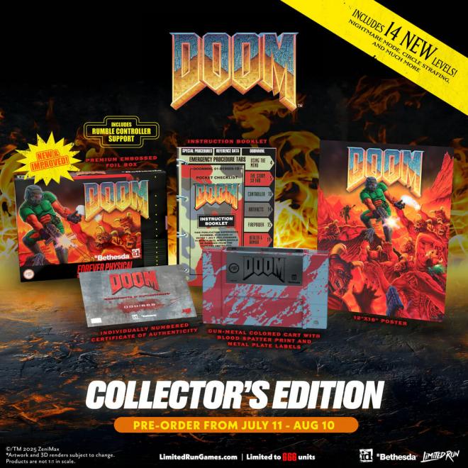 La Edición Coleccionista de DOOM SNES