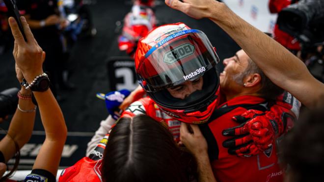 Marc Márquez, en el Gran Premio de Alemania (Foto: Ducati).