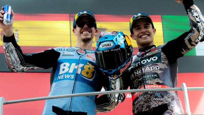 Álex y Marc Márquez, en el Gran Premio de Mugello (Foto: @alexmarquez73).