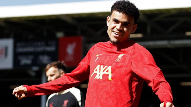 Luis Díaz con el Liverpool (Cordon Press)