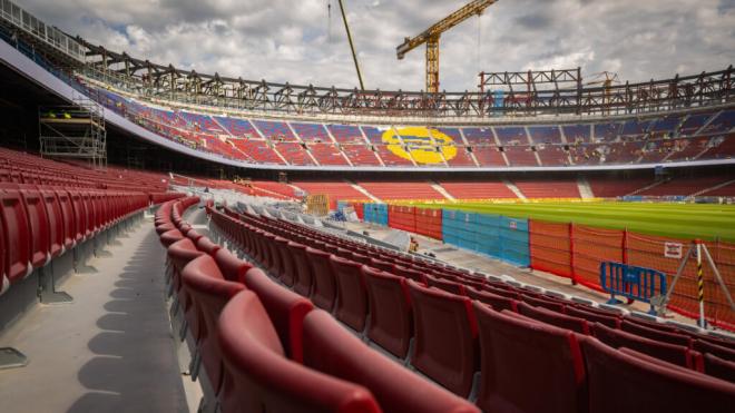 Las obras del Camp Nou (Europa Press)