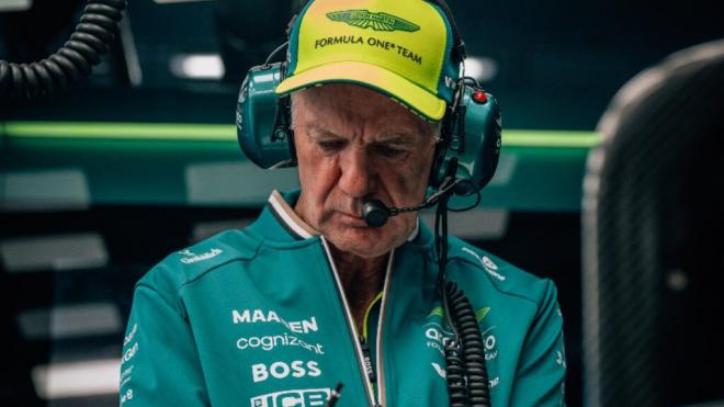 Adrian Newey, en el Gran Premio de Silverstone (Foto: Aston Martin).