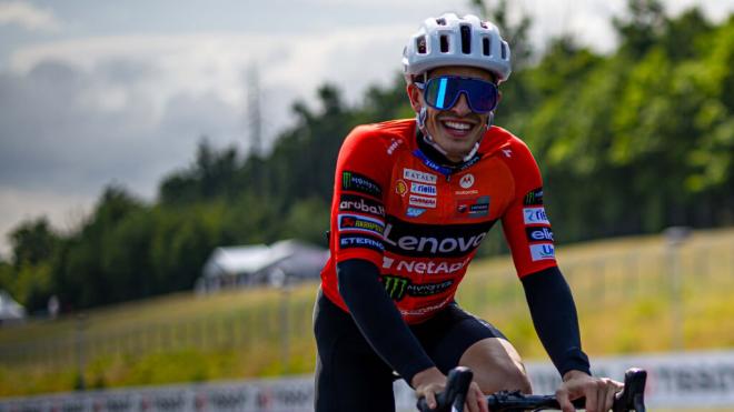 Marc Márquez, en el circuito de Brno (Foto: Ducati).