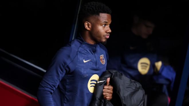 Ansu Fati en un partido con el Barça (Europa Press)