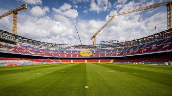 Las obras del Spotify Camp Nou (Europa Press).