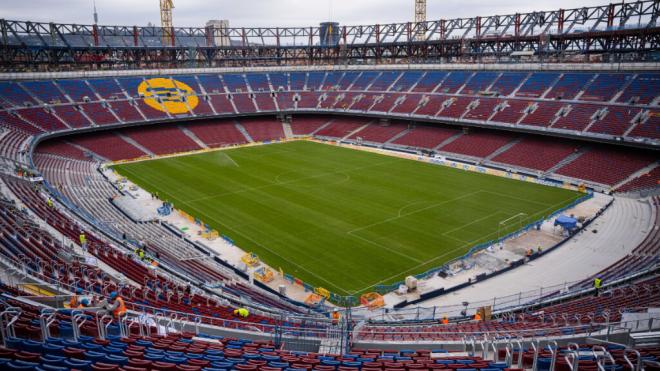 Las obras del Spotify Camp Nou (Europa Press)
