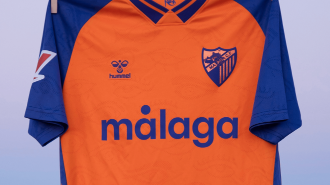 La tercera camiseta del Málaga 25/26 (Foto: MCF).