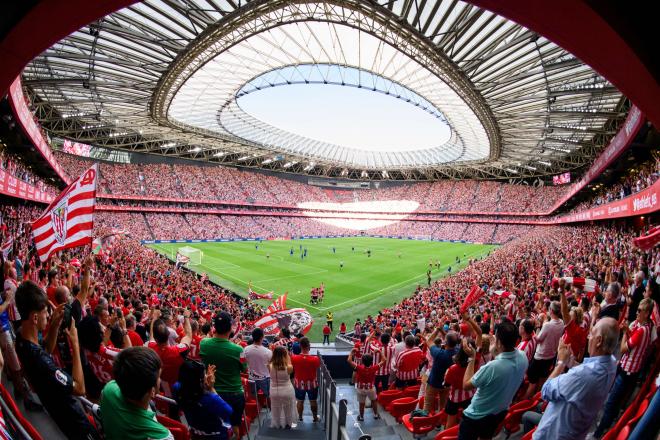 Plano de un partido del primer equipo en San Mamés (Foto: Athletic Club).