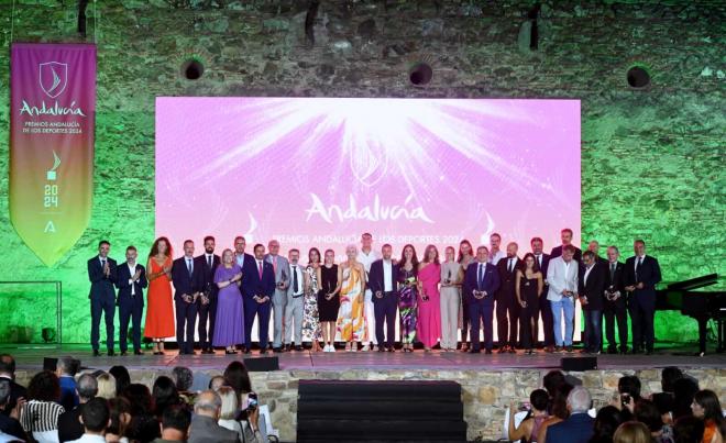 Galardonados en la Gala de los Premios Andalucía de los Deportes 2024.