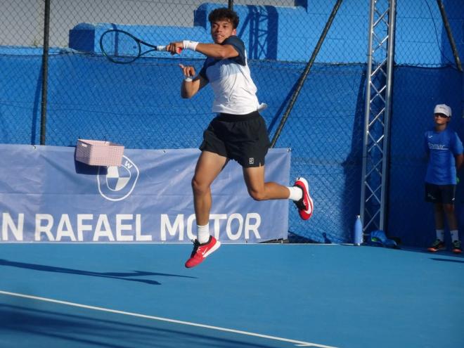 Darwin Blanch, durante el ATP Challenger de Pozoblanco.