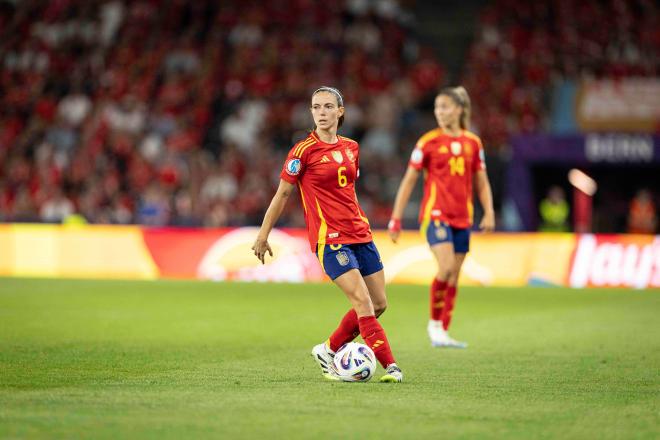 Aitana Bonmatí, en el España-Suiza de la Eurocopa (Foto: Cordon Press).